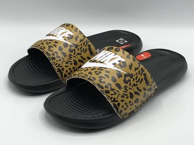 Nike Victori One Slide Mujer Talla 11 Estampado Leopardo CN9676 700 Nuevo en Caja  Foto 1 de 4