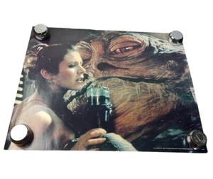 Original 80er Star Wars Prinzessin Leia Jabba Die Hütte 22x17 Poster Return Jedi 1983 - Bild 1 von 9