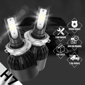 H7 388W 38800LM Kit de faros LED CREE para automóvil 6000K HID blanco bombillas de luz baja - Imagen 1 de 12