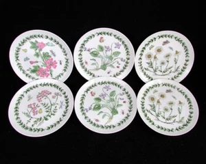 6 Japan Botanischer Schmetterling Insekt Garten Blumen Dessert kleine Teller Horchow - Bild 1 von 5