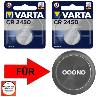 2x VARTA Ersatz BATTERIE CR2450 für OOONO, Saphe & Drive One oseller