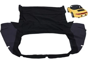 Fits Porsche 911 Carrera, 993 1995-98 Convertible Top HEADLINER Black Dane Cloth - Picture 1 of 2