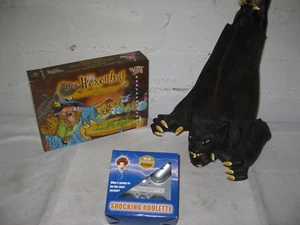 Set Horror 3 Pezzi Decorazione Halloween Pipistrello Gioco Strega Shocking Roulette - Foto 1 di 1
