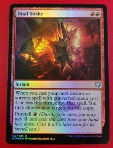 1x Dual Strike | FOIL | Kaldheim | MTG Magic Cards - Picture 1 of 4
