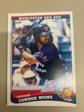 Connor Wong Card 2021 Worcester Red Sox Team Card