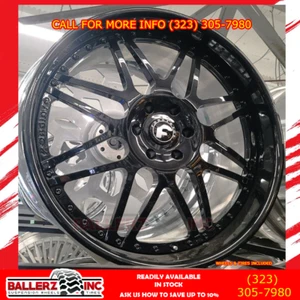 24" FORGIATO KATO PCD: 6X139.7 CB: 78.1 ET +25 CHEVY CADDY GMC SIERRA RAM FORGIS - Picture 1 of 7