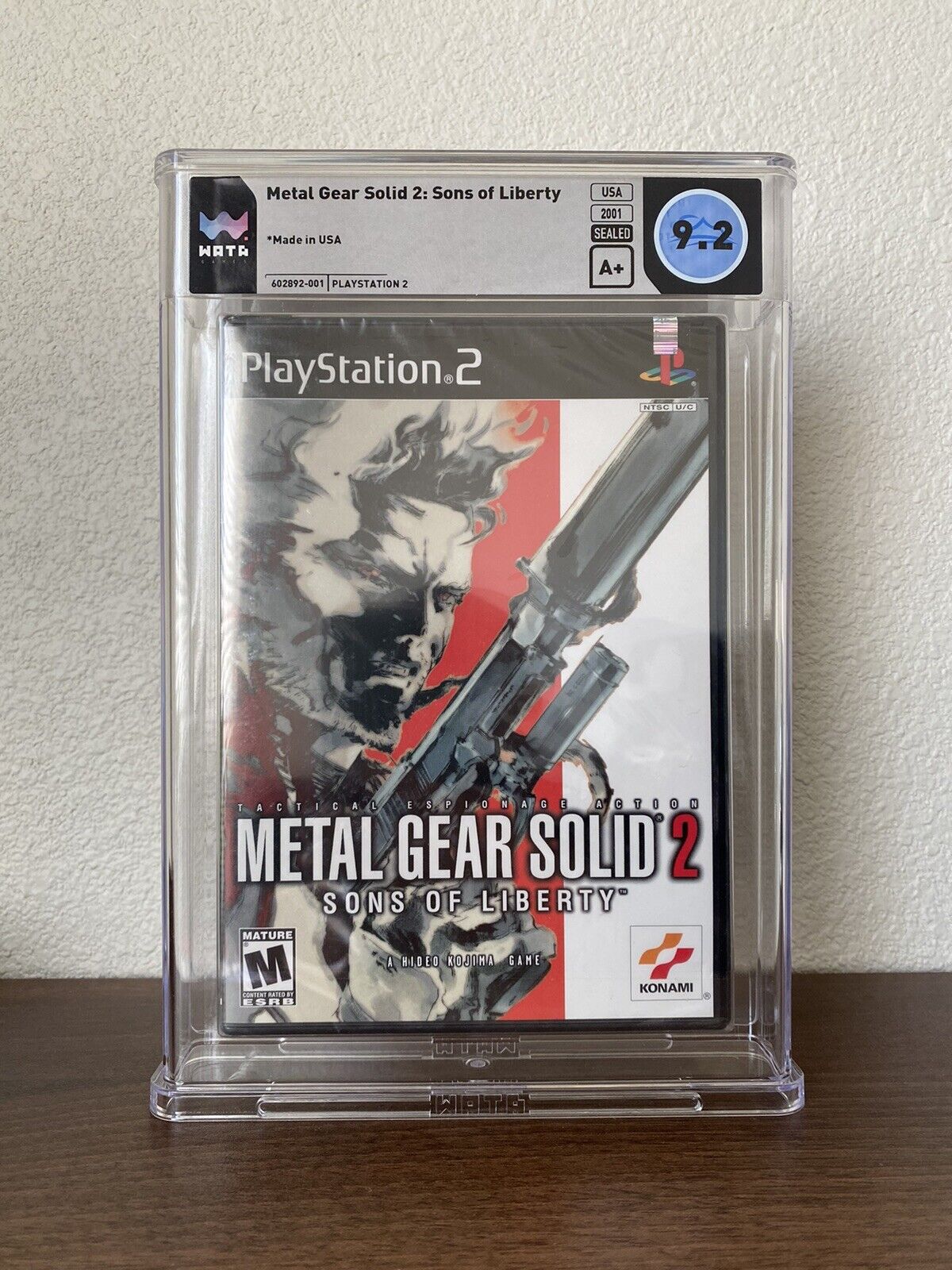 Metal Gear Solid 2: Sons of Liberty WATA 9.2 A+ Sony PlayStation 2