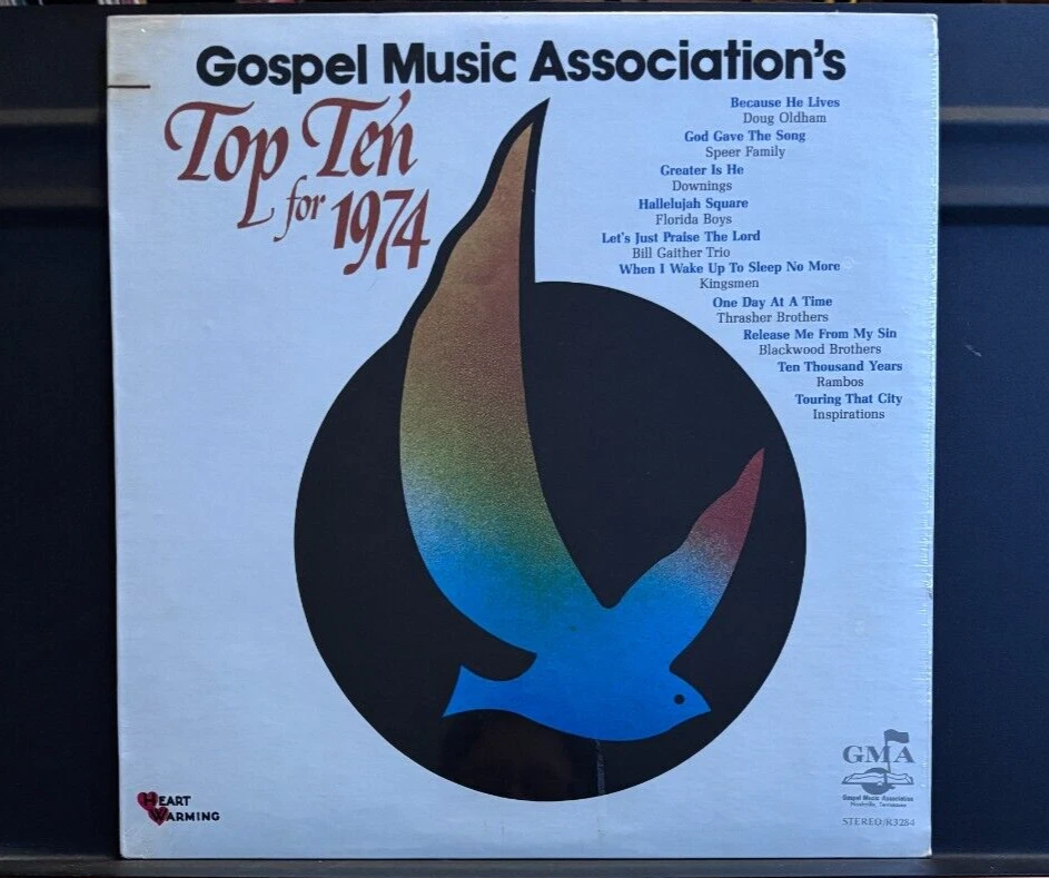 Gospel Music Association's Top Ten for 1974 (Impact Records R3284) Sealed Vinyl - Image 1 of 4