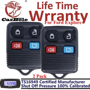2Pcs 4 Botton Remote Key Case Replace Ford Lincoln Mercury CWTWB1U212 CWTWB1U322 - Picture 1 of 12