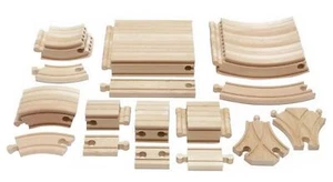 Paquete de expansión de madera Maxim 54 piezas para vías de tren de juguete para Brio Thomas - Imagen 1 de 3