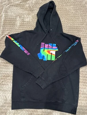 Anti Social Social Club x Undefeated Size L Black Multicolor Hoodie Sweatshirt - Image 1 of 4