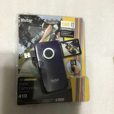 vintage Vivitar DVR-410 Camcorder - purple - Image 1 of 3