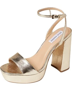 Steve Madden womens Lessa GOLD METALIC Size 6.5 New No Box - Picture 1 of 10