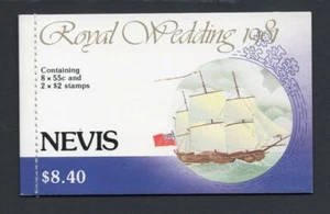 FOLLETO DE BODA REAL NEVIS NUNCA MONTADO 1981 - Imagen 1 de 1