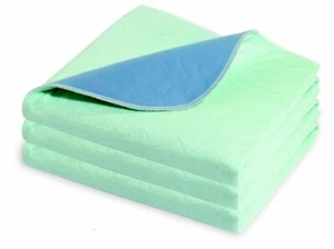 Community 75 x 90 3L Washable Waterproof Absorbent Bed Pad Single Bed, Twin pack - Picture 1 of 7
