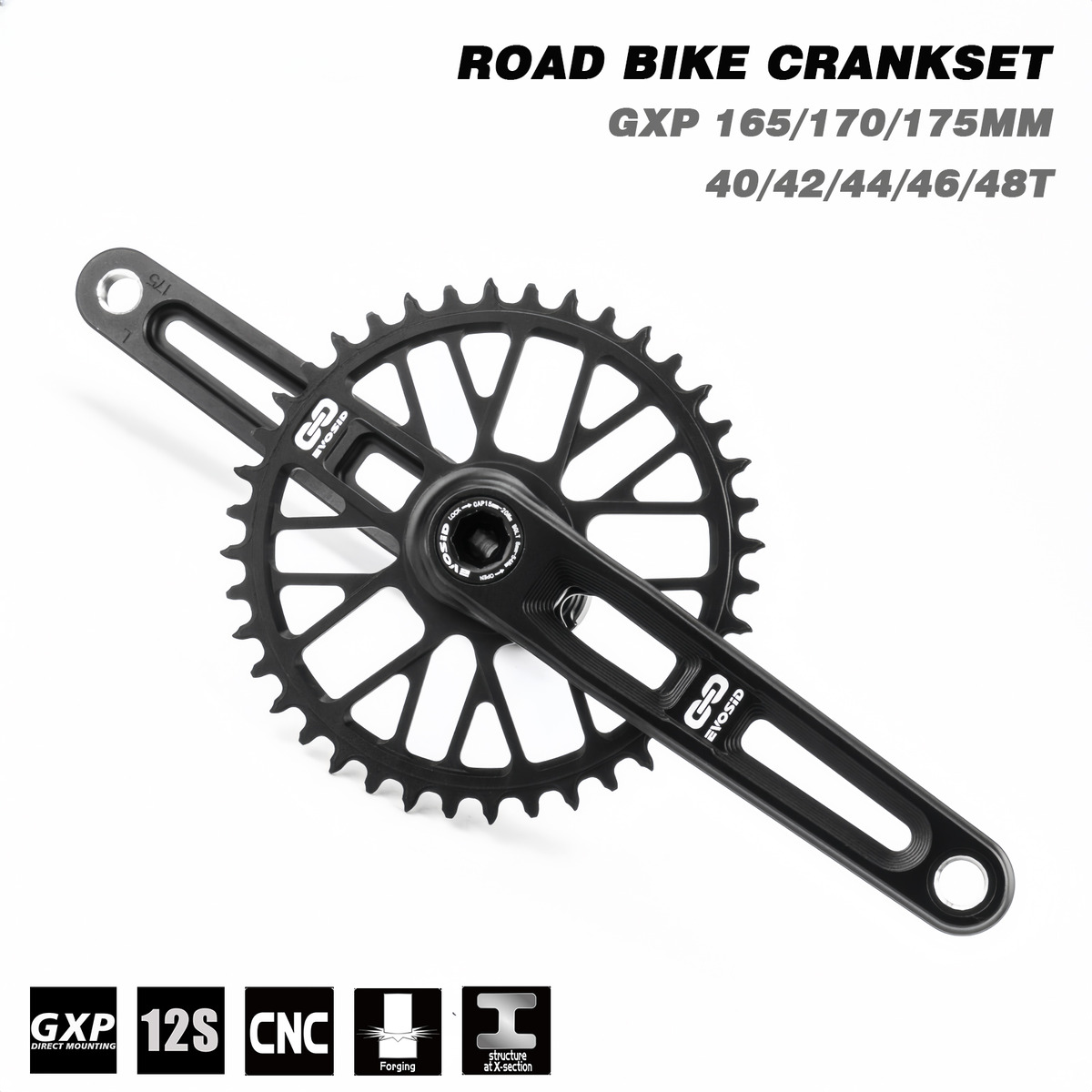 Bicycle Cranksets for Track Bike 165 mm Crankarm for sale | eBay Bicycle Cranksets for Track Bike 165 mm Crankarm for sale | eBay