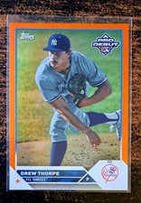 2023 TOPPS PRO DEBUT PD104 DREW THORPE ORANGE FOIL 24/25