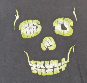 Skull T Shirt Punk T Shirt Goth T Shirt Halloween T Shirt Youth XL T Shirt - Picture 1 of 4