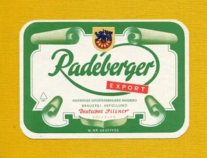 seltenes DDR Bieretikett Brauerei Radeberg - Bild 1 von 1