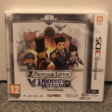 Professor Layton Vs. Phoenix Wright (3DS, Sealed)