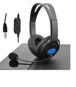 CUFFIE GAMING PER PS4 PC XBOX ONE AURICOLARE CON MICROFONO E CONTROLLO VOLUME - Foto 1 di 2