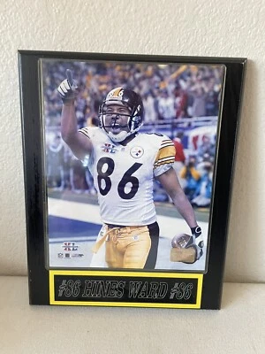 Placa coleccionable Hines Ward #86 del Super Bowl de la NFL-Memorabilia de los Pittsburgh Steelers Foto 1 de 4