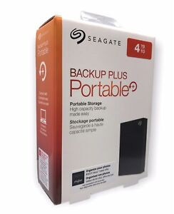 Seagate 4TB Backup Plus Portable USB 3.0 Hard Drive STDR4000400 | Sealed