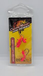 Leland Lures Crappie Magnet Replacement Heads 5ct 1/32oz Pink Fishing Bait