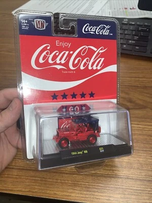 M2 Machines Coca Cola 1944 Jeep MB 9250 Pcs 750 Chase Worldwide A31 23-07 New - Image 1 of 4