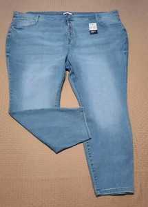Nine West Plus Size 30W Skinny Button Fly Jeans - Picture 1 of 7