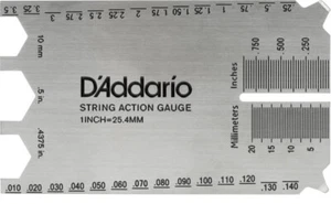 Daddario String Height Gauge - All-In-One Guitar Set-Up Tool - New Design, New! - Picture 1 of 2