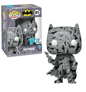 Funko POP! DC Batman Art Series Batman #41 Funko Shop Exclusive + Hard Stack - Picture 1 of 1