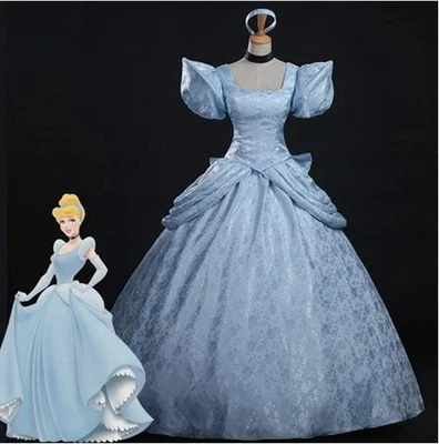 Fantasia Cosplay Vestido Princesa Cinderela Mais Novo Princesa Sandy - Imagem 1 de 4
