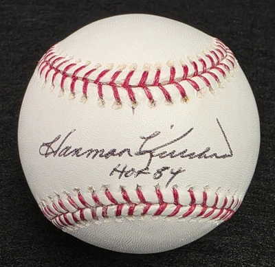 HARMON KILLEBREW Signed Inscribed HOF 1984 Official MLB Baseball-HOF-TWINS-JSA - Image 1 of 4