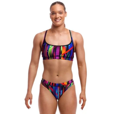 Funkita Women's Baby Beamer ECO Sports Bikini Two Piece Swimwear,  Ladies Two Pi - Bild 1 von 4