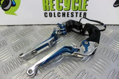 Embrague de freno abatible azul Triumph Daytona 675 2013 a 2016 B126 Foto 1 de 4