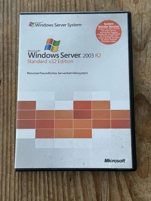MS Windows Server 2003 Standard R2, 32bit incl. 5 CALs mit MwSt-Rechnung - Bild 1 von 4