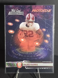 2021 Wild Card Alumination Protostar Orange Najee Harris #PS-10 Rookie RC - Picture 1 of 2