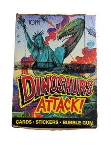 1988 Topps Dinosaurs Attack! *LEERE KARTE/VITRINE* OHNE KARTEN - Bild 1 von 7