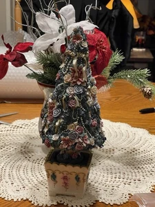 THE MUSIC BOX COMPANY Musical Weihnachtsbaum ELLEN KAMYSZ 11 cm groß - Bild 1 von 7