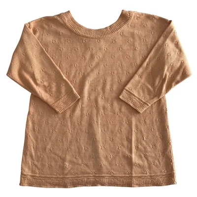 Express Tricot Womens Vintage 90s Indie Twee Textured Knit Cotton Sweater Size M - Image 1 of 4