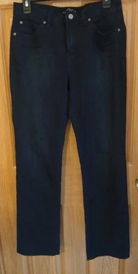 Pantalones de mezclilla Miracle Body Midnight azul oscuro pierna recta talla 6 Petite Foto 1 de 2