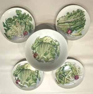 Seymour Mann Inc, Romaine Romanus by Eda Salad Bowl & Plates 1976-1977 Japan - Picture 1 of 13