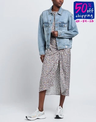 PVP €164 ADIVINA Chaqueta Denim Talla M Azul Desteñido Foto 1 de 4