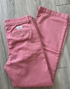 Boys Vineyard Vines Pink Salmon Chino Club Pants 3P0084- Size 18 Golf Waist 30" - Picture 1 of 11
