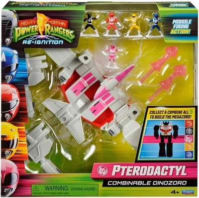 PLAYMATES TOYS Mighty Morphin Power Rangers Re-Ignition Pterodactyl Combinable Dinozord