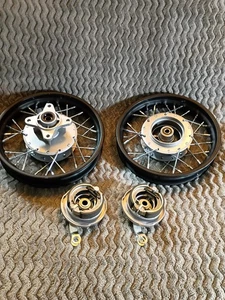 Aluminum Wheel Rim SET for CRF50 XR50 Drum Brake Shoes 1.40x10 5 RM01+02 - Picture 1 of 24