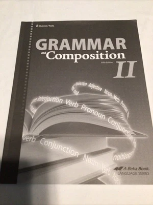 ABeka 8 English Grammar & Composition II Quiz and Test Key- 5th Edition - Image 1 of 4