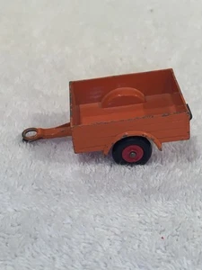 Vintage Dinky Toys No. 341 Orange Land Rover Trailer - Picture 1 of 6