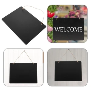 Creative Hanging Chalkboard Sign for Messages Double-sided Wall Decor - Picture 1 of 12